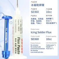 Pâte à souder Flux SD360 pour mécanicien, sans nettoyage, transparente, avec tige de poussée pour outils de soudage PCB SMD BGA