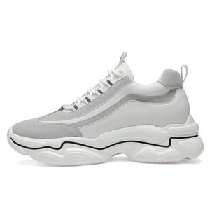 New Men's Casual Stylish Fashion Trend Breathable Slip-on Basketball-style Sports s Anti-slip Thick Sole <b>Stretch</b> <b>Fabric</b> - Product Image 4