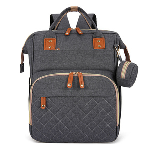 Bolsa de Pañales para Bebé Impermeable con Carga USB, Organizador de Pañales para Mamá, Venta Directa de Fábrica - Product Image 1