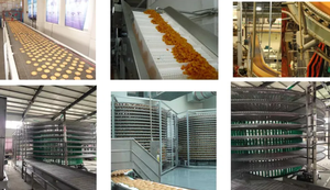 Industrielle Verwendung Metall Mehr schicht iges Kühlsystem Drahtgitter Gefrier schrank Bäckerei Spiral kühlung Förderturm - Product Image 3