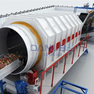 Usine de recyclage des déchets MSW, trieuse rotative à tambour, équipement de traitement et d'élimination des déchets - Product Image 1