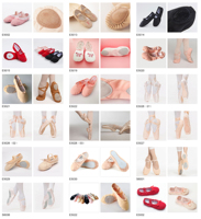 E5026-01 sepatu dansa Satin berkilau sepatu balet Pointe profesional untuk anak perempuan dewasa