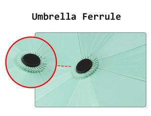 Nouveau Parapluie Automatique Pliant 3 Volets Personnalisé OEM/ODM avec Logo, Coupe-Vent, de Bonne Qualité, Turquoise, pour Adulte, en Pongee 190T - Product Image 6