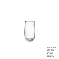 Gobelet de Luxe Sans Poignée Écologique et Coloré, en Verre Sodocalcique Transparent, Créatif pour la Maison, pour Bain de Bouche et Eau, Idéal pour le Salon