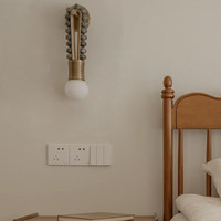 Applique murale de luxe en fer perlé, lampe artistique moderne en verre, éclairage décoratif intérieur pour chambre, villa, hôtel