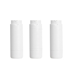 Cosmetic Matte Packaging Skincare Serum Shampoo <b>Plastic</b> <b>Bottle</b> <b>Empty</b> Replacement Luxury White Frosted Airless Pump <b>Bottles</b> - Product Image 4