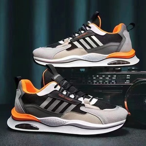 Cross-border 2025 lente nieuwe ademende mesh EVA tussenzool slijtvaste kunststof buitenzool sport casual heren Koreaanse reisschoenen - Product Image 4