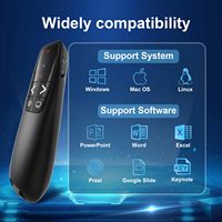 Présentateur sans fil PowerPoint Clicker Presentation Clicker Télécommande Slide Advancer PPT Clicker pour Mac Portable PowerPoint