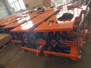 Plataforma Elevatória Hidráulica Manual de Estágio Único Tipo Tesoura - Preço - Product Image 5