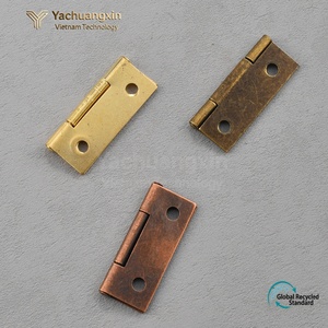 16x Charnières en fer galvanisé de 25 mm pour boîtes à bijoux, artisanat en bois, portes de placards, meubles - Vente en gros - Product Image 5