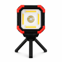 Lampe de travail magnétique CCT dimmable 1000LM avec trépied rotatif rechargeable USB Type-C pour l'entretien automobile, la rénovation domestique et le camping