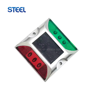 Borne routière <span class=keywords><strong>solaire</strong></span> en aluminium intégré <span class=keywords><strong>de</strong></span> haute <span class=keywords><strong>qualité</strong></span> IP68, lumière <span class=keywords><strong>de</strong></span> signalisation routière <span class=keywords><strong>solaire</strong></span> - Product Image 2