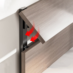 Soporte de Escritorio Plegable sin Perforaciones para Computadora, Estante Colgante de 2 Niveles con Abrazadera para Almacenamiento - Product Image 4
