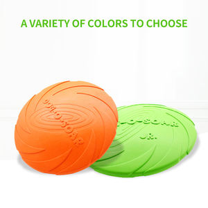 Paw Dog Fris-bee 7 "Fetch <span class=keywords><strong>Pet</strong></span> <span class=keywords><strong>Toy</strong></span> per cani <span class=keywords><strong>Hyper</strong></span> disco leggero facile da Chuck o lanciarlo morbido da catturare per cani di taglia piccola e grande - Product Image 4