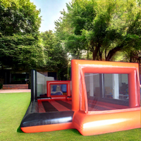 Château gonflable multifonctionnel en PVC de haute qualité pour enfants, terrain de football, toboggan, équipement de sport de plein air pour le plaisir