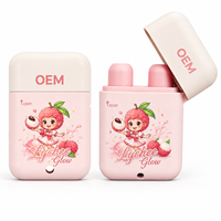 OEM ODM Lychee Glow Neus Inhalator Dubbele Opening Aromatherapie Stick Private Label Essentiële Olie Zakformaat Aroma Apparaat