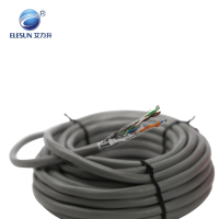 24AWG 8 Core 4 pasang Cat5 Cat5e Cat6 kabel jaringan dengan Pvc/pe jaket untuk telepon luar ruangan