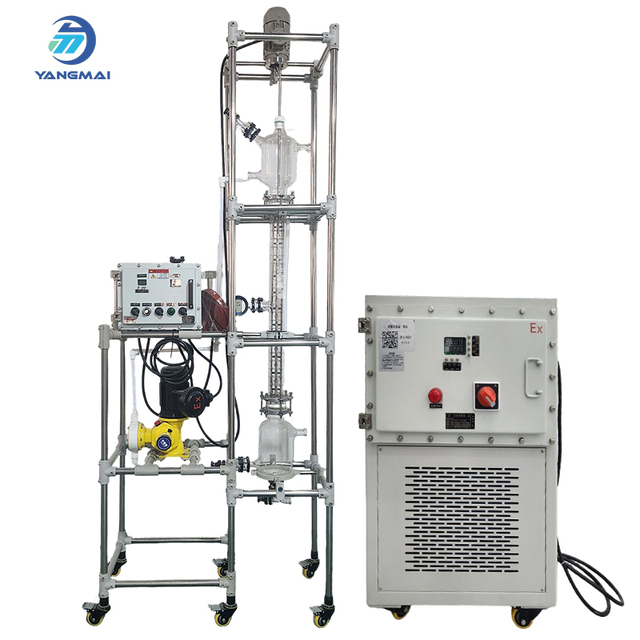 Rotary Extraction Column Explosion-proof Electric Heating/Cooling Integrated Machine High Borosilicate Glass for Fine Chemical