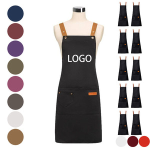 Delantal de Cocina sin Mangas con Logotipo Personalizado, Fácil de Usar, con Colgante para el Cuello, Elegante, de Poliéster, para <span class=keywords><strong>Chef</strong></span>, Barbacoa, Catering, Camareros - Product Image 2