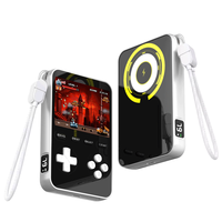 Batterie externe magnétique 2-en-1 haute capacité 5000 mAh pour jeux mobiles, chargement USB sans fil portable, matériau ABS, sortie 15W/20W/5W