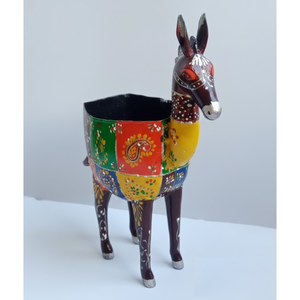 Pot de fleurs décoratif en forme de cheval pour fleurs d'intérieur et d'extérieur et plantes succulentes, idéal pour la maison, le jardin, le balcon et les cadeaux - Product Image 3