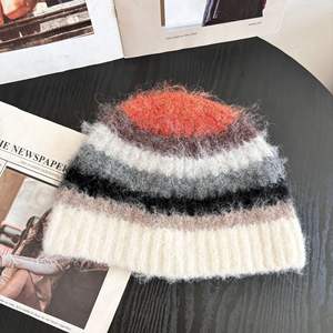 2025 nuevo Color felpa olla <span class=keywords><strong>mujer</strong></span> sombrero <span class=keywords><strong>de</strong></span> punto a prueba <span class=keywords><strong>de</strong></span> viento y cálido para Otoño Invierno MUESTRA Tamaño <span class=keywords><strong>de</strong></span> cara para escenas <span class=keywords><strong>de</strong></span> negocios <span class=keywords><strong>de</strong></span> playa - Product Image 4