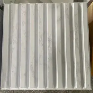 מכירה חמה ויניל 3D לוח דקורטיבי מרקם מובלט עץ צבע גרגר לוח קיר פנים בית מלון קישוט קיר