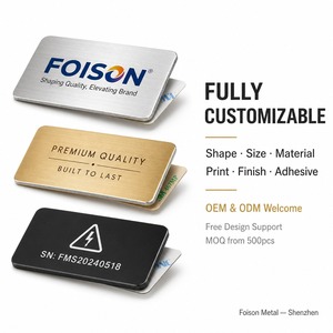 Adesivi Metallici per Produzione a Contratto, Badge Metallici di Alta Qualità per Elettronica, Adesivi con Logo in Metallo, Adesivi Personalizzati - Product Image 2