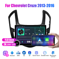 Autoradio 11.8 pouces pour Chevrolet Cruze 2013- 2016 DIAMOND 2K QLED écran 2Din Android voiture stéréo lecteur DVD Carplay DSP