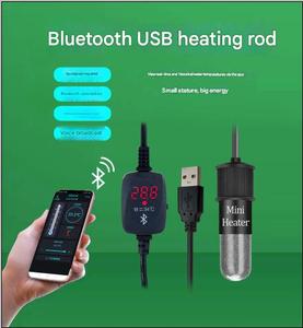 Alta qualidade USB Bluetooth Aquecedor Mobile App Controle Display Digital Quartz Mini Power-off Quando Fora de Água Acessório de Aquário. - Product Image 5