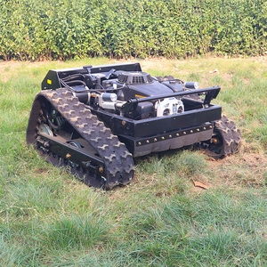 Bestselling Products Customized Small Crawler Remote Control Mower Farm Grass Blade Automatic Lawn Mowing Robot Simple - Product Image 5