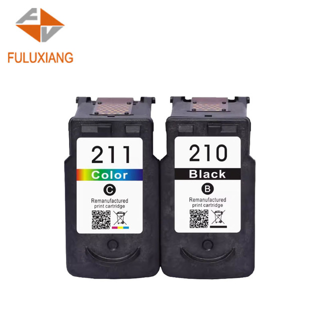 FULUXIANG PG 210 210XL PG-210 PG210 CL 211 211XL CL-211 CL211 Color Remanufactured Ink Cartridge for Canon MX360 MP 280 Printer