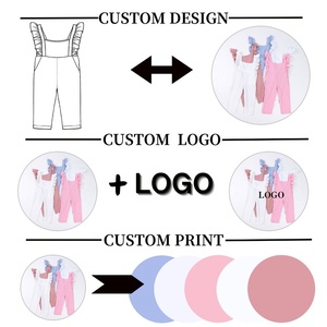 KERUI Body in Lino 100% per Bambine con Volant, Maniche a Volant, Tinta Unita, <span class=keywords><strong>Abbigliamento</strong></span> per Bambine - Product Image 2