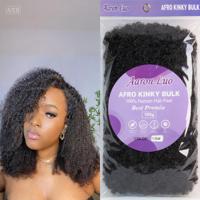 Cheveux Afro Kinky en vrac de 12 pouces, Marley Twist, Faux Locs, Dreadlocks au crochet, ignifuges, 100g pour femmes noires, 3-4 paquets en gros
