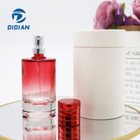 Bouteille De Parfum Ronde Écologique Bouteille De Parfum Personnalisée 15ml 20ml 30ml 50ml 100ml Atomiseur Vide Verre Décanter Bouteille de Parfum et Boîte