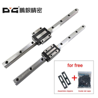 Meilleur prix de gros : Guides linéaires à billes PYG, chariots porte-roulements HG15 HG20 HG25 HG30 HG35 HG45 HG55 HG65, rail de 2500 mm