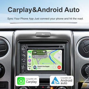 SEMAITU Autoradio 7 Pollici 2 Din con Montaggio su Cruscotto, Carplay, Android Auto, Trasmettitore FM, Schermo Touch, <span class=keywords><strong>Garanzia</strong></span> 1 Anno, per <span class=keywords><strong>Ford</strong></span> F150 - Product Image 2