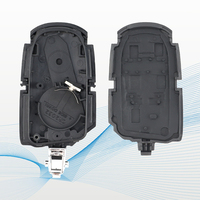 Clé de voiture intelligente MS 4 boutons pour Maserati Keyless Go, étui de remplacement pour clé de voiture à distance avec lame vierge non coupée