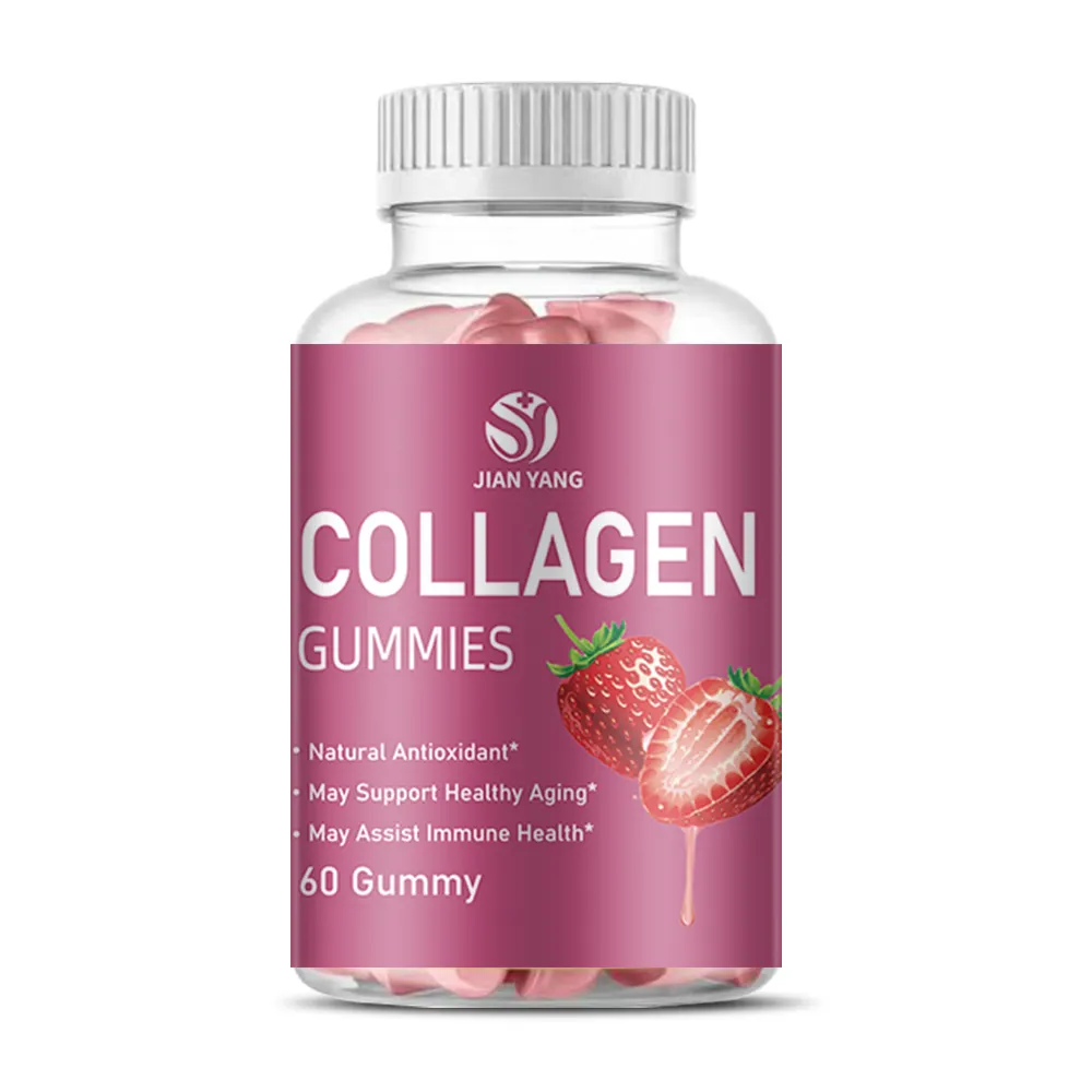 Schoonheid Haar Huid Nagels Biotine Collageen Gummy Whitening Huid Vitamine Vegan Biotine Collageen Gummies Voor Haaruitval Supplement