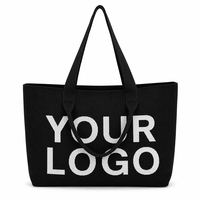Sac fourre-tout en jacquard tricoté, deux poignées, grande capacité, sac à bandoulière pour femmes, logo personnalisé, vente en gros, OEM, ODM