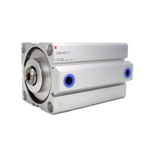 กระบอกลมบางเฉียบ Zhaolong Pneumatic Sda63x100 ตัวเรือนอะลูมิเนียมมาตรฐาน เส้นผ่านศูนย์กลาง 63 มม. ทนความร้อนสูง - Product Image 5