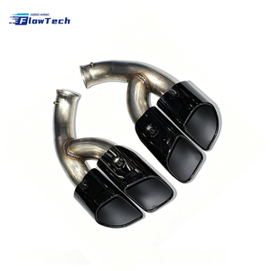 ปลายท่อไอเสียทรงสี่เหลี่ยม GTS Style สำหรับ Porsche Cayenne 958 ปี 2015-2017 แบบ Bolt-on อัพเกรดปลายท่อไอเสีย ติดตั้งแทนของเดิมได้โดยตรง - Product Image 1