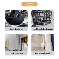Cadenas intelligent Tuya à empreinte digitale en acier inoxydable de sécurité de niveau 2 pour extérieur, bagages, portes d'entrée, armoires et sacs à dos financiers