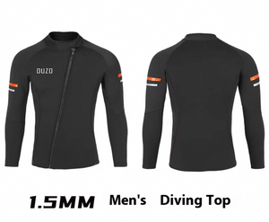 <span class=keywords><strong>Combinaison</strong></span> de plongée en apnée épaissie une pièce à manches longues pour hommes <span class=keywords><strong>combinaison</strong></span> de surf <span class=keywords><strong>combinaison</strong></span> de <span class=keywords><strong>natation</strong></span> d'hiver - Product Image 2