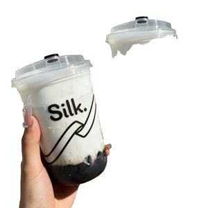 Disposable Custom logo 8oz 12oz14oz 16oz 20oz 22oz 32oz Bubble Boba Tea U Shape PP <b>Cup</b> Clear <b>Plastic</b> <b>Cups</b> for Stadium <b>Cup</b> - Product Image 1