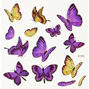 High Quality Language Tattoo Sticker Women Temporary For Kid Girl Butterfly Semi-permanent Tattoo Body Art Waterproof 15 Days