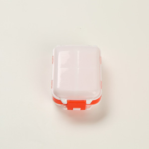 Mini boîte de rangement de <span class=keywords><strong>bijoux</strong></span> organisateur de médicaments en plastique voyage Portable petit carré quotidien Mini 7 compartiments - Product Image 6