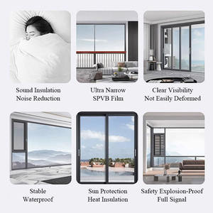 Ouvre-fenêtre automatique sans cadre en alliage d'aluminium pour <span class=keywords><strong>baie</strong></span> <span class=keywords><strong>vitrée</strong></span>, pont thermique brisé, électrique, isolé, insonorisé, antivol - Product Image 3