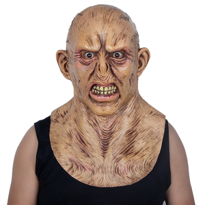 Masque intégral en latex <span class=keywords><strong>Lord</strong></span> <span class=keywords><strong>Voldemort</strong></span> pour cosplay de film, accessoires de costume, Halloween, fête costumée, couvre-chef d'horreur, visage effrayant - Product Image 1
