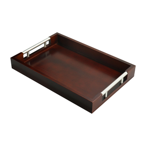 Vassoio in legno usa e getta con motivo vegetale, irregolare, per frutta secca cinese, ideale per ristoranti, hotel e servizio da tè - Product Image 3